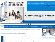 Tablet Screenshot of outsourcingelsalvador.com